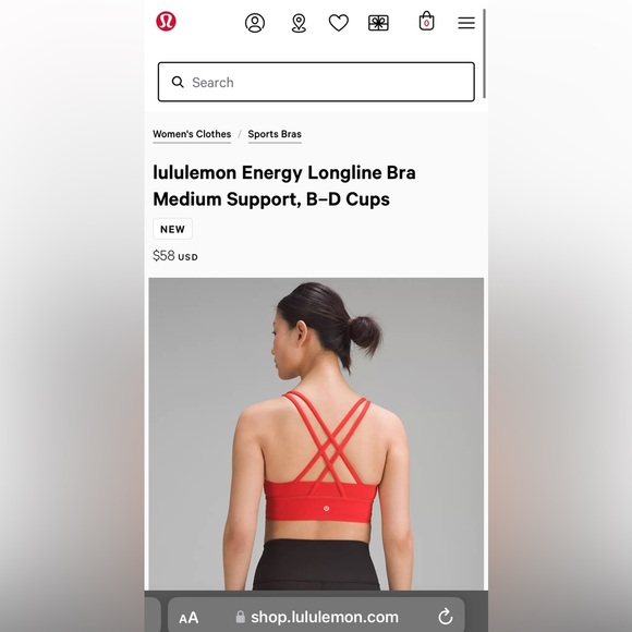Lululemon Athletica Energy Bra - Picture 8 of 8
